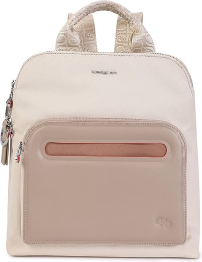 Hedgren vrijetijdsrugzak rugzak Latte Square Backpack RFID Birch beige