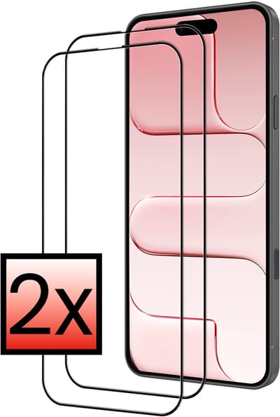 Screenprotector - 2 Stuks - Geschikt voor Apple iPhone Air - Full Cover - Beschermglas - Gehard Glas - Tempered Glass - Screen Protector