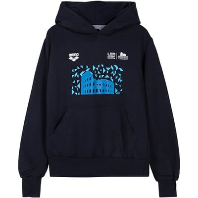 Arena Jr Hoodie Esch Rome 22 Merch Navy Maat: 12-14 | Sportkleding Outlet | Unisex | Blauw