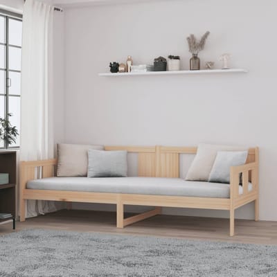 vidaXL - Slaapbank - massief - grenenhout - 80x200 - cm