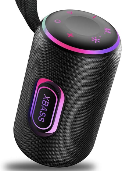 Draagbare Bluetooth Luidspeaker met Licht en 30 Uur Batterijduur