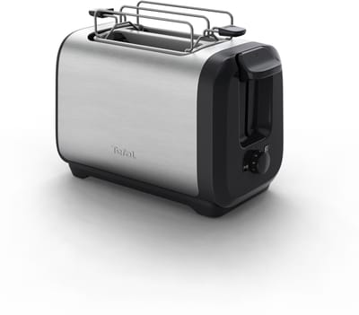 Tefal Subito TT5S1D - Broodrooster - 2 Sneden brood - Energiebesparend - 7 Bruiningsniveau's - Modern Design - RVS