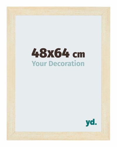 Your Decoration - Puzzellijst 48x64 cm - Zand Geveegd - Puzzellijst 500-1000 stukjes - MDF Fotolijst - Mura