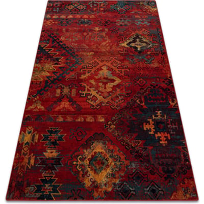 Kleden Rugsx tapijt POLONIA Bali oosters, etno rubin 200x300 cm