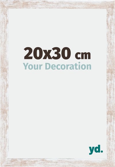 Your Decoration - Fotolijst 20x30 cm - MDF - White Wash - Catania