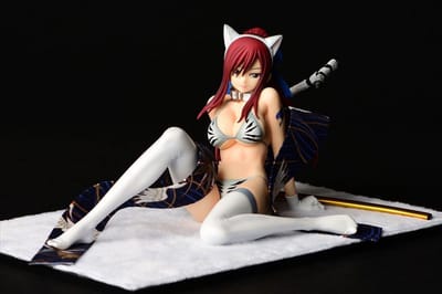 Fairy Tail Statue 1/6 Erza Scarlet - White Tiger CAT Gravure_Style 13 cm