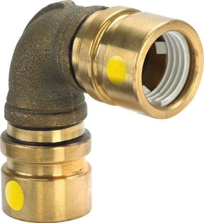 Viega Geopress G-bocht 90 graden, d 63mm roodkoper Model 9616G, 772215