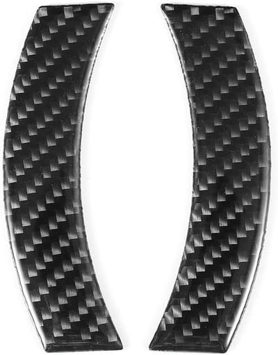 Carbon Fiber Navigatie Trim Stickers voor Auto Console - 2 Stuks Geschikt voor Countryman F60, Interieur Accessoires, Verfraaiing en Bescherming