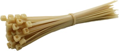 PRO-TIE® - Tyraps, kabelbinders PA4.6, Extra Hittebestendig, Hoge temperaturen bestendig 100 x 2,5 mm Naturel (Zak 100 stuks) (tiewrap/tyrap/tie-wrap/bundelbandje/colsonbandje/)