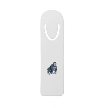 Hacebo® - Gorilla metalen boekenlegger - Aap - Dieren liefhebbers - Dieren - dierendag Bladwijzer boekenleggers - 12.7 cm x 3.2cm