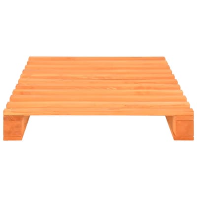 vidaXL - Bedframe - pallet - massief - grenenhout - bruin - 100x200 - cm
