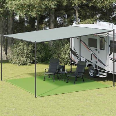 vidaXL - Tenttapijt - 400x400 - cm - HDPE - lichtgroen