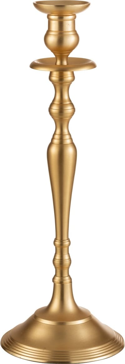 J-Line kandelaar Klassiek Design - aluminium - goud - medium