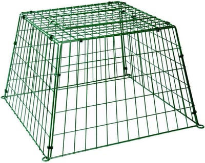 Bodem Beschermer - Grondbeschermer Voederhuis - Vogelvoer Beschermen - Voorkomt Toegang Squirrels - 61 x 44 cm - Groen