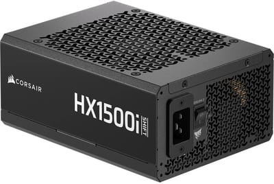 Corsair iCUE LINK HX1500i SHIFT - Interne Voeding - 1500 Watt - Modulair - ATX 3.1 - PCIe 5.1 - Cybenetics Platinum efficiëntie - Zero RPM Modus - Zwart
