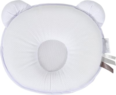 Candide - Baby Kussen - Plat hoofd - Petit Panda air+ - wit
