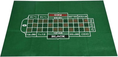 Roulette kleed – Roulette mat – Roulette Spel Casino – 60 x 90 cm – Vilt