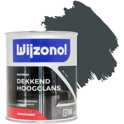 Wijzonol Dekkend Hoogglans - RAL 7016 - 750 ml