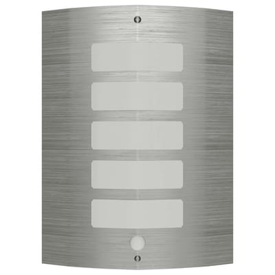 vidaXL Sierlijke RVS wandlamp met bewegingssensor