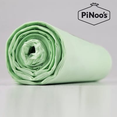 Biologisch Afbreekbare Afvalzakken 10 Liter | 5 rollen à 10 zakken - Bio-plastic | 19 My | 43x45 cm - Bio zakjes 10 liter, Composteerbare zakken 10 liter, GFT zakken 10 liter (04304508119)