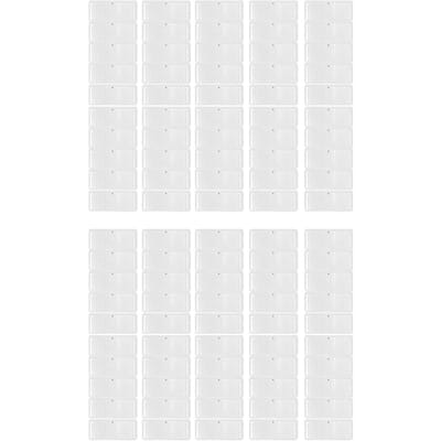 100 stuks UHF RFID-tags 860?960MHz Km4q Chip Adhesive Inlay Label Ondersteunt ISO 18000?6C EPC Klasse1 white