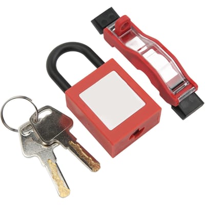 Veiligheidsslotset voor stroomonderbrekers Transparante beschermkap Hangsloten Kit Geschikt voor 1P Luchtschakelaar red