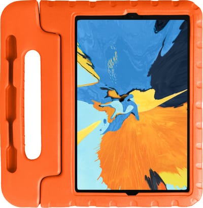 Hoes - Geschikt voor Apple iPad Pro (2018) - 11 inch - Kinderhoes Shockproof Bumper - Kidsproof Case - Tablet Hoesje - Kinder Hoesje Cover - Oranje