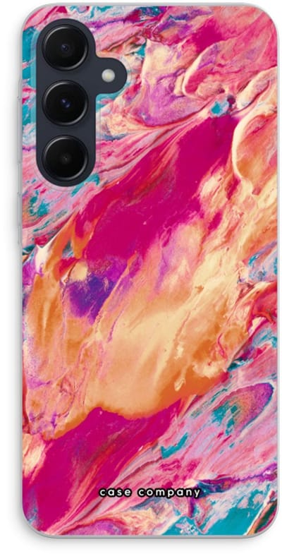 Case Company® - Hoesje geschikt voor Samsung Galaxy A55 hoesje - Pastel Echoes - Soft Cover Telefoonhoesje - Bescherming aan alle Kanten en Schermrand