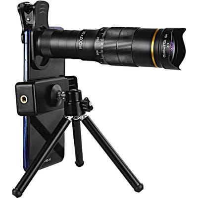 Nieuwe 32 keer mobiele telefoon telelens High HD zoom camera telescoop mobiele telefoon externe metalen lens