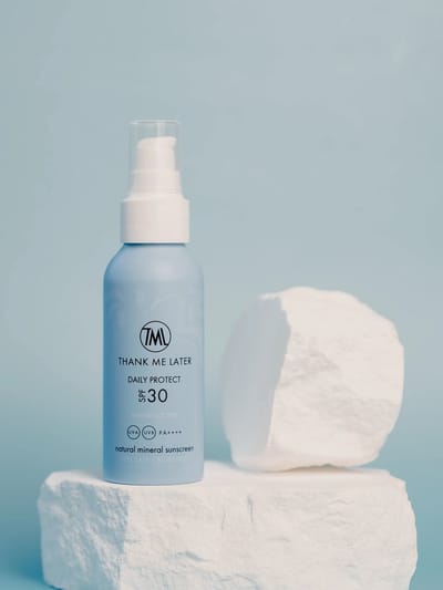 Thank me later Parfumvrije Minerale sunscreen Zonnebrand