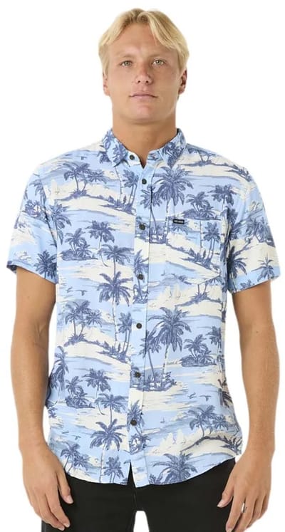 Rip Curl Dreamer Barrel Killa S/S Shirt - Sky Blue