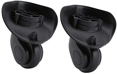 Allecto - Vervangwielen - Luggage Wheels - Eenvoudig te installeren - Zwart - Trolley Koffers - Ideaal voor reisgemak - Geschikt voor diverse koffers