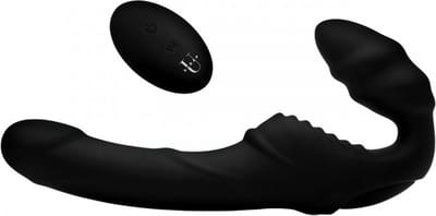 Power Pegger Double Strap-On Vibrator
