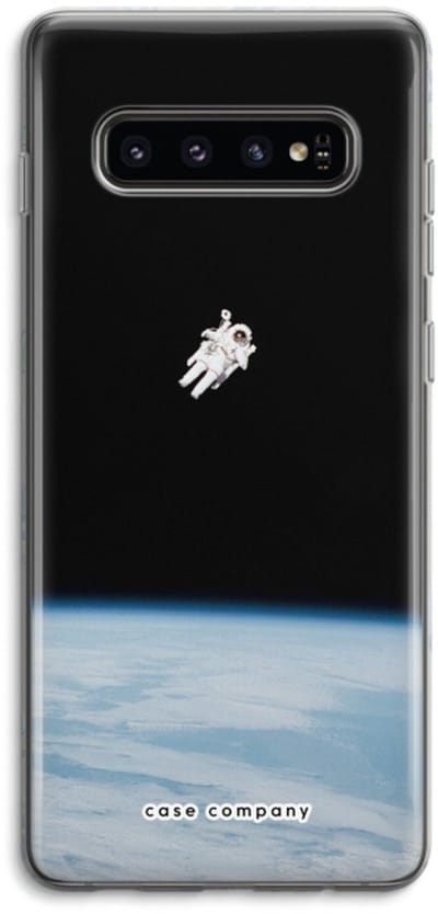 Case Company® - Hoesje geschikt voor Samsung Galaxy S10 4G hoesje - Alone in Space - Soft Cover Telefoonhoesje - Bescherming aan alle Kanten en Schermrand