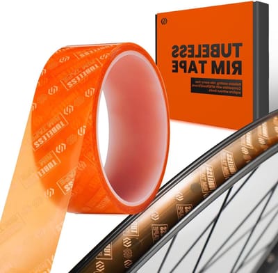 Velglint Tubeless - Fietsband Tape - Banden Monteren - Sterke Afdichting - 10 Meter - Oranje Transparant