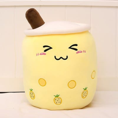 24/70cm Peluche Réaliste Bubble Tea Peluche Thé au Lait Boba Peluche Douce Peluche Câlin Oreiller Boules Tasse de Thé Bubo Coussin Cadeau Fille Big-1.4KG