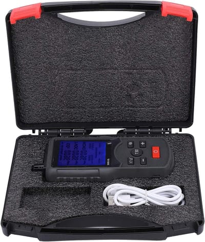 Luchtkwaliteitsmonitor - Binnenlucht tester - Gezond binnenklimaat - Instelbare alarmwaarden - 25 x 19 x 6 cm - Wit