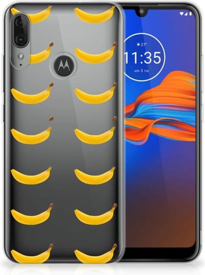 TPU Hoesje voor Motorola Moto E6 Plus Siliconen Case Banana