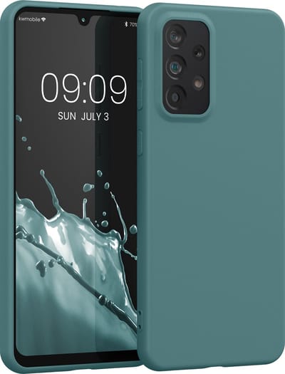 kwmobile telefoonhoesje geschikt voor Samsung Galaxy A33 5G - Hoesje voor smartphone - Back cover in Arctische nacht