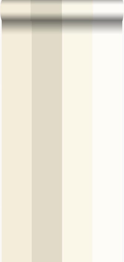 Origin Wallcoverings behang strepen beige en glanzend goud - 53 cm x 10.05 m - 346514