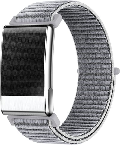 WizBay Premium Select® Smart Bracelet - Screenloze Gezondheidsarmband - ECG - HRV - Hartslag - Zuurstof - Temperatuur - Glucosetrends - BMI - iOS en Android - IP68 - Zilver Rosé