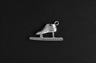 Hetty'S - Echt zilveren - hanger - klapschaats - maat 23 x 13 mm