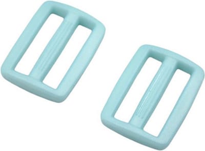 Plastic gesp - 14 millimeter - 10 Stuks - paracord armband - paracord armband survival - Licht Blauw