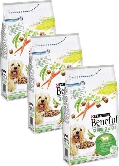 Beneful Gezond Gewicht Kip&Rijst - Hondenvoer - 3 x 1.5 kg