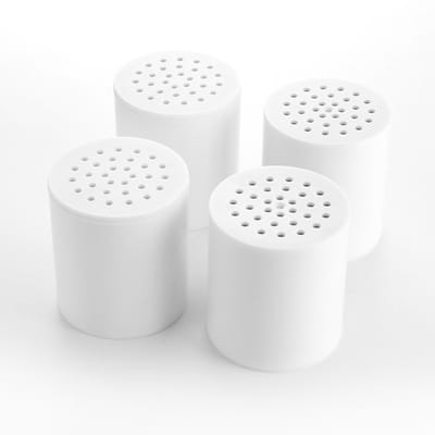 Filter - 20-traps douchefilter - Geschikt voor ShowerFilter Filter Douchekoppen - Waterzuiveraar met hard water - Verwijdert chloor, zware metalen, ijzer en andere sedimenten, 4-pack