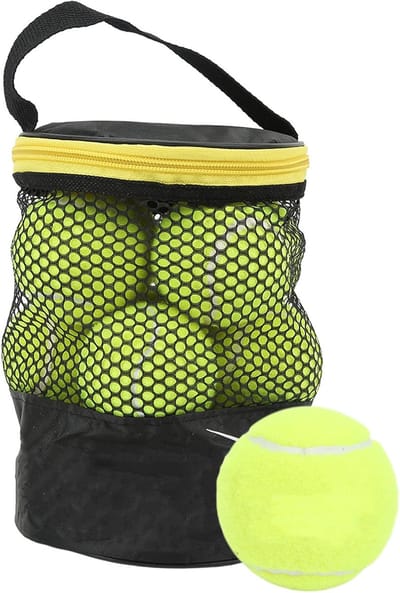 Tennisballen Set - Trainingsballen - Sporten Buiten - Hoge Veerkracht Materiaal - 12 Stuks - Fluorescerend Groen