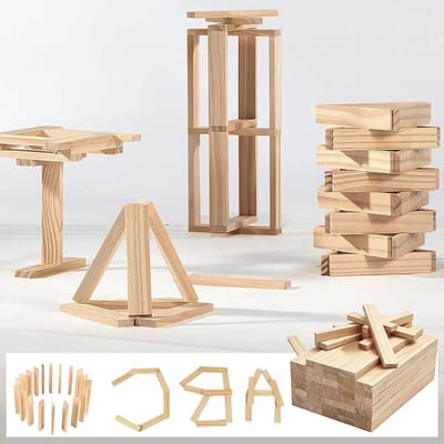Houten strips voor creatief knutselen - ideaal voor hobbyprojecten, decoratie en DIY-werkzaamheden.