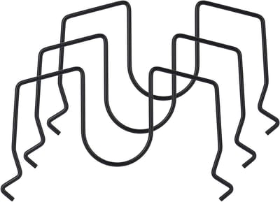 Extra dividers voor potdekselhouder, zwart, 21 cm diep x 13,2 cm hoog - Organiseer je keuken efficiënt met deze handige accessoires
