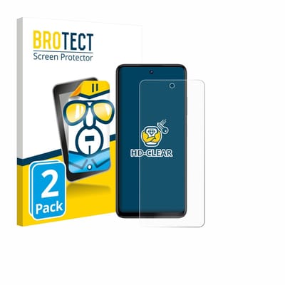BROTECT - Screenprotector voor Philips S7710 Omni 10 - Folie Beschermfolie transparant 2 Stuks