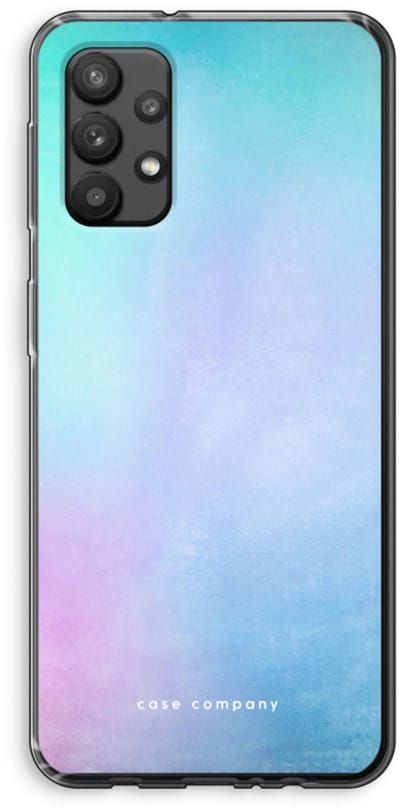 Hoesje geschikt voor Samsung Galaxy A32 4G hoesje - Mist pastel - Soft Cover Telefoonhoesje - Bescherming aan alle Kanten en Schermrand
